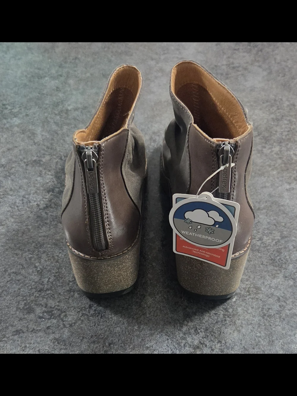 Aetrex Kara Charcoal Suede Boots- Size 8 - New In Box